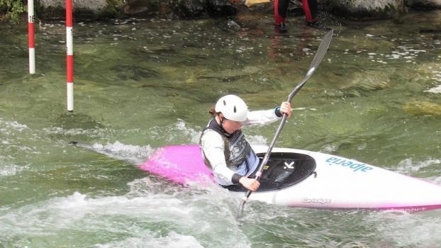 Carolin Schaller gibt Vollgas.