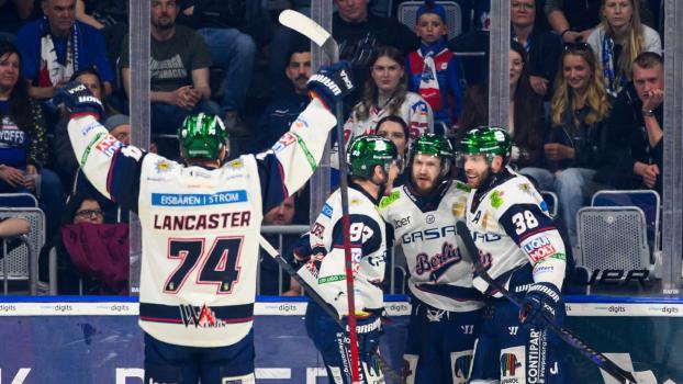 Der Jubel bei den Eisbären Berlin war groß. © Eisbären Berlin