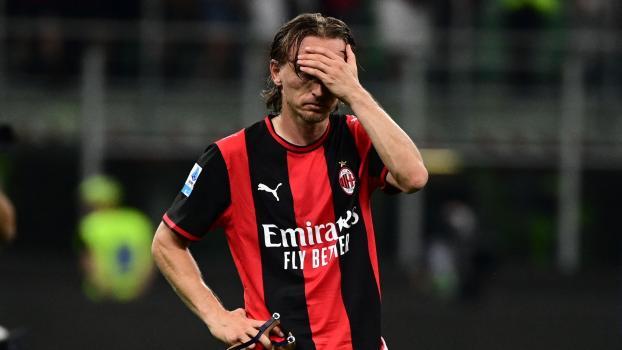 Milans Luka Modric kann es nicht fassen. © APA/afp / PIERO CRUCIATTI