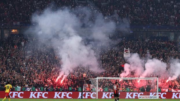 Rund um das französische Pokalfinale kam es zu Ausschreitungen. © APA/afp / FRANCK FIFE
