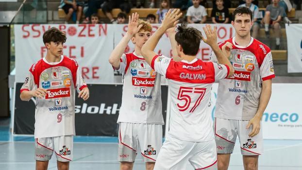 Schafft Bozen den Sprung ins Finale. © Social Media/bozen_handball / foto.nico