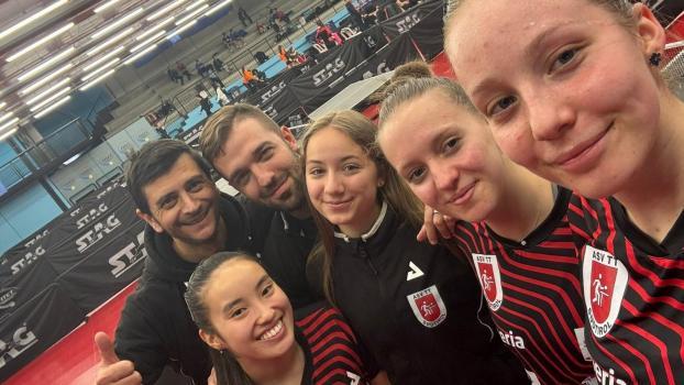 Südtirols Tischtennis-Asse schlugen sich wacker.
