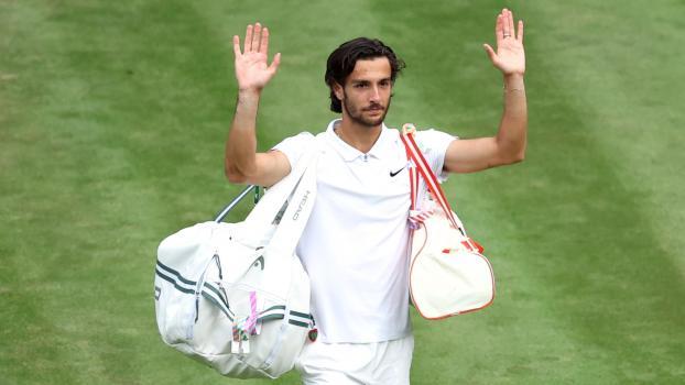 2024 erreichte Lorenzo Musetti in Wimbledon das Halbfinale. © ANSA / ADAM VAUGHAN