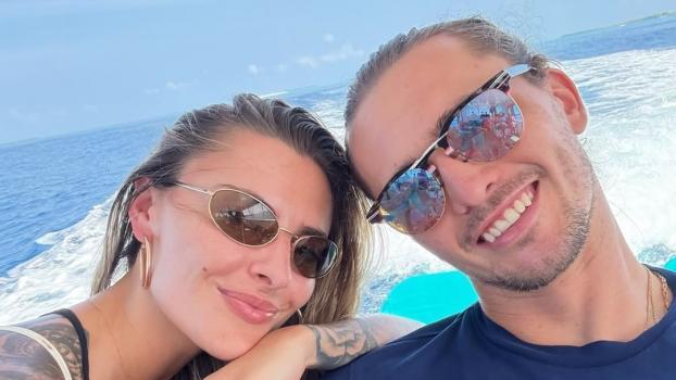 Alexander Zverev (rechts) mit seiner Freundin Sophia Thomalla.