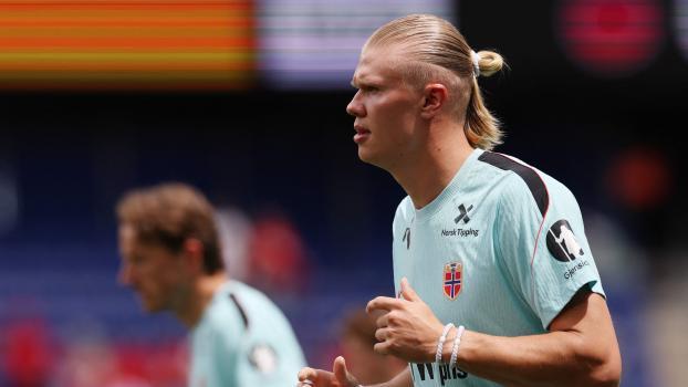 Together with Lamine Yamal, currently the most valuable player in the world according to Transfermarkt: Erling Haaland. © APA / VINCENT CARCHIETTA