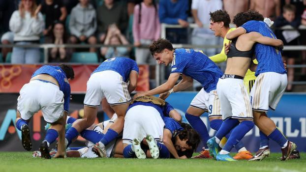 Italiens U17 jubelt über den Europameistertitel. © Nazionale Italiana di Calcio