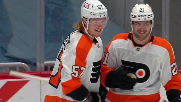 Wade Alisson (l.) lief drei Jahre lang für die Philadelphia Flyers in der NHL auf. © nhl.com