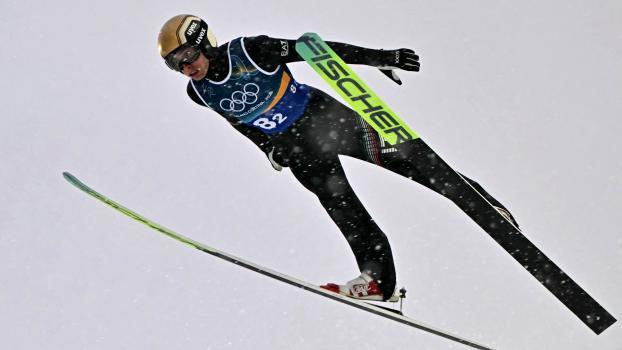 Aaron Kostner ist Südtirols bester Nordischer Kombinierer. © APA/afp / JAVIER SORIANO
