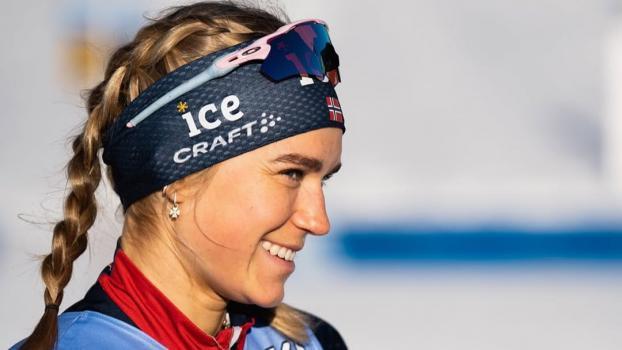 Norwegische Biathletin liebt einen Wintersportler. © juniarnekleiv