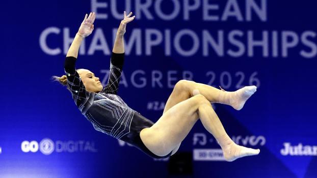 Angelina Melnikova steht zurzeit bei der EM in Zagreb im Einsatz. © ANSA / ANTONIO BAT