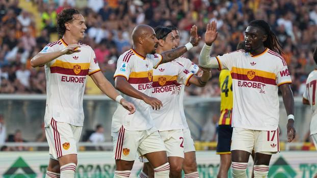 Die Roma feierte einen Kantersieg. © ANSA / ABBONDANZA SCURO LEZZI