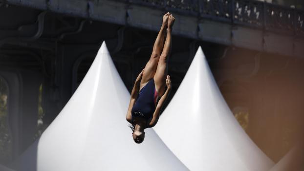 Elisa Cosetti wurde in Paris Zweite. © ANSA / MOHAMMED BADRA