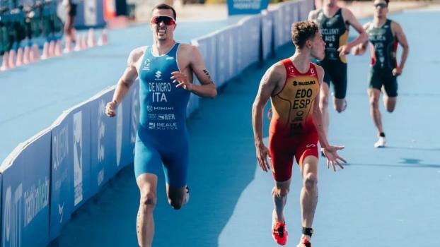 Euan De Nigro (l.) errang in Rio de Janeiro sein bisher bestes Karriereresultat.