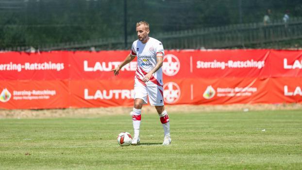 FCS-Kapitän Fabian Tait beim Testspiel gegen den 1. FC Kaiserslautern. © FC Südtirol