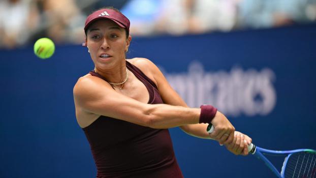Jessica Pegula ist eine Runde weiter. © APA/afp / ANGELA WEISS