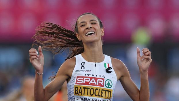 Nadia Battocletti verteidigte ihren EM-Titel. © ANSA / ADAM VAUGHAN