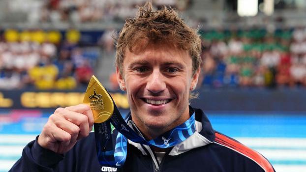 Nicolò Martinenghi hat seinen zweiten Titel in Paris gefeiert. © APA/afp / DIMITAR DILKOFF