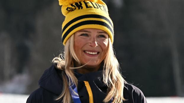 Superstar in der Langlauf-Szene: Frida Karlsson. © AFP / JAVIER SORIANO