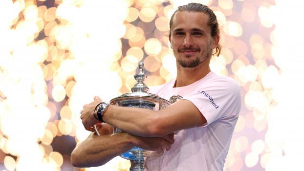 Alexander Zverev hat die US Open gewonnen und für einen skurrilen Moment gesorgt. © APA / MATTHEW STOCKMAN