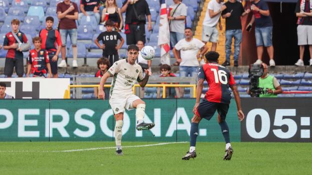 Davide Veroli and FC Südtirol face Genoa. © FC Südtirol