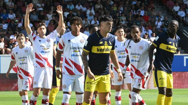 Der FC Südtirol und Modena treffen heute aufeinander.