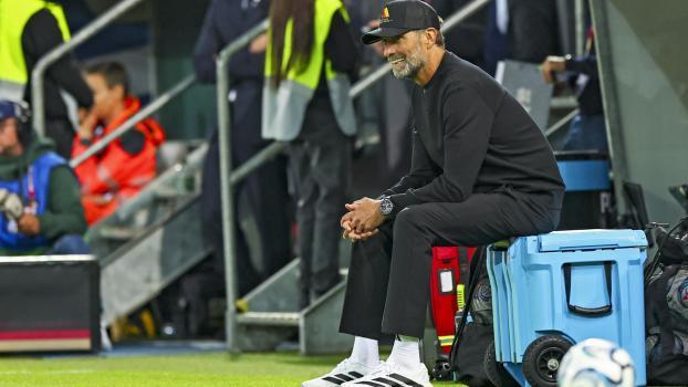 DFB-Trainer Jürgen Klopp machte einen verzweifelten Eindruck. © ANSA / ANNA SZILAGYI