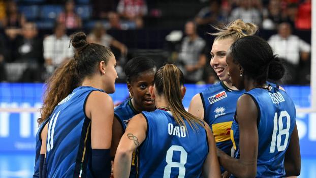Die Azzurre zogen ins Finale ein. © APA/afp / OZAN KOSE