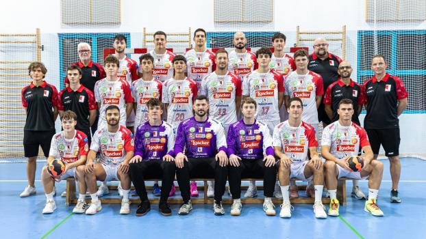 Die Bozner Handballer. © Niccolo' Dametto