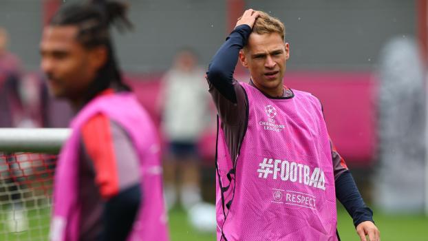 Joshua Kimmich und der FC Bayern starten daheim gegen Bodö/Glimt. © ANSA / ANNA SZILAGYI