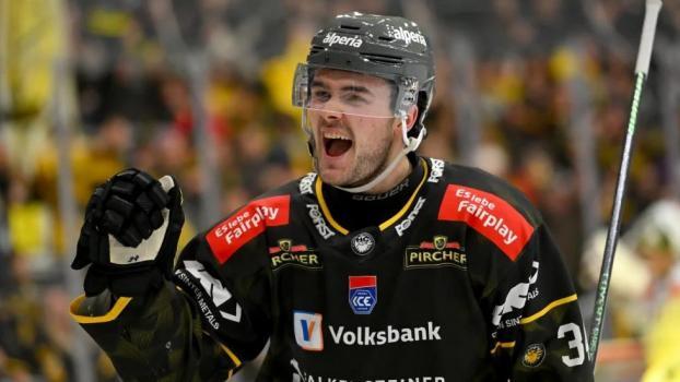 Matchwinner Tommy Purdeller jubelte gleich mehrfach. © HCP/Iwan Foppa