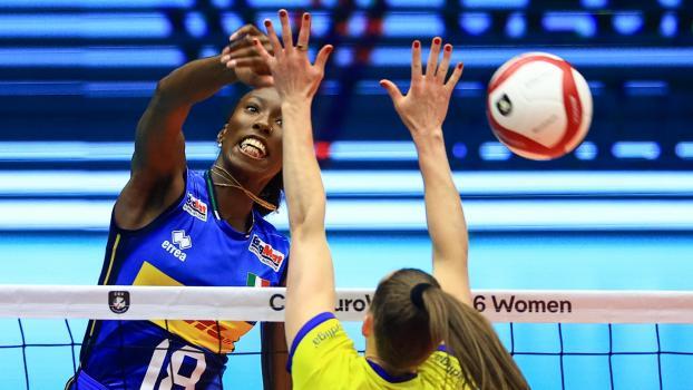 Paula Egonu und Italien wollen jetzt ins Finale. © ANSA / MARTIN DIVISEK