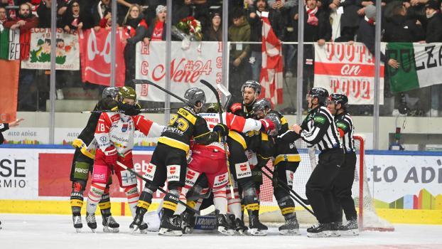 Pustertal and Bolzano face off for the first time this season. © HC Pustertal/I. Foppa