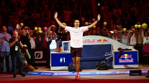 Alexander Zverev a également évoqué Jannik Sinner après sa victoire surprise. © APA / HELMUT FOHRINGER