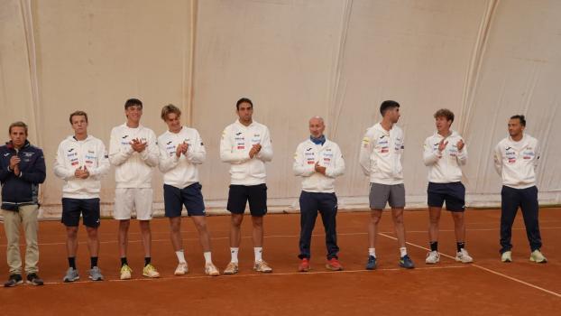 Die Herren des TC Rungg feierten einen Heimsieg. © plopp