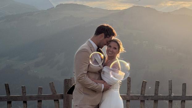 Ein Schweizer Ski-Star hat geheiratet. © Instagram