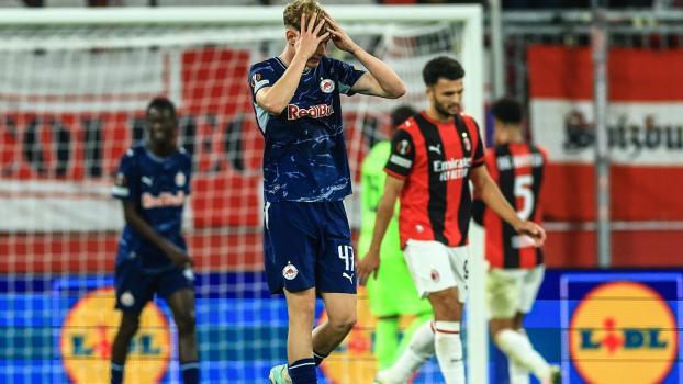 Le RB Salzbourg est reparti bredouille face à Milan. © ANSA / MARTIN DIVISEK
