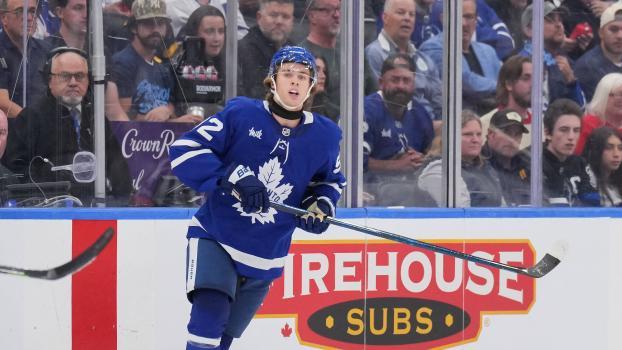 Gavin McKenna erzielte seinen ersten NHL-Treffer. © APA / CHRIS TANOUYE