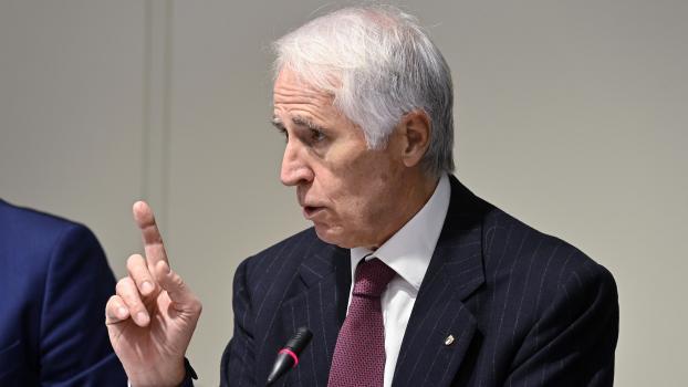 Giovanni Malagó wurde zum FIGC-Kommissar berufen. © ANSA / Riccardo Antimiani / Z72