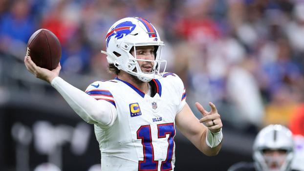 Josh Allen showed his full potential. © APA / CHRISTIAN PETERSEN