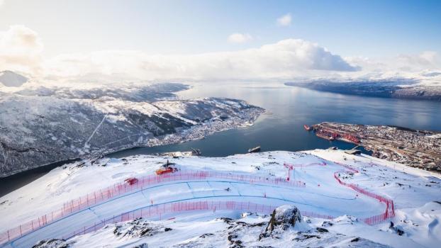 Narvik im hohen Norden Norwegens ist Austragungsort der alpinen Ski-WM 2029. © HTI