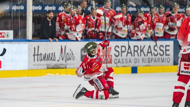 Nicolò Remolato ist der große Shootingstar des HC Bozen. © HCB/Loris Bregolato