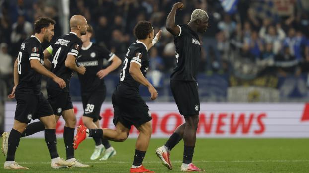 Oumar Diakite schoss Sturm Graz zum Heimsieg gegen Marseille. © APA / ERWIN SCHERIAU