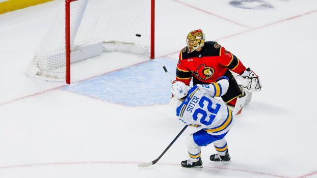 Pius Suter startete das Torfeuerwerk in Ottawa. © St. Louis Blues/J. Kim