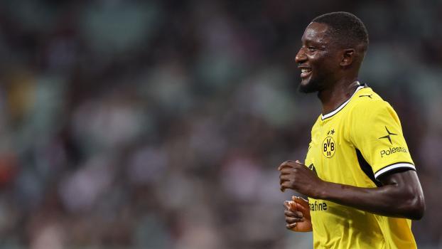 Serhou Guirassy, Star-Stürmer von Dortmund. © APA/afp / GIORGI ARJEVANIDZE