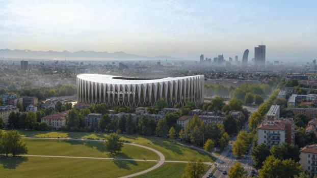 Voici à quoi devrait ressembler le nouveau stade Generali de Milan. © ANSA / États-Unis