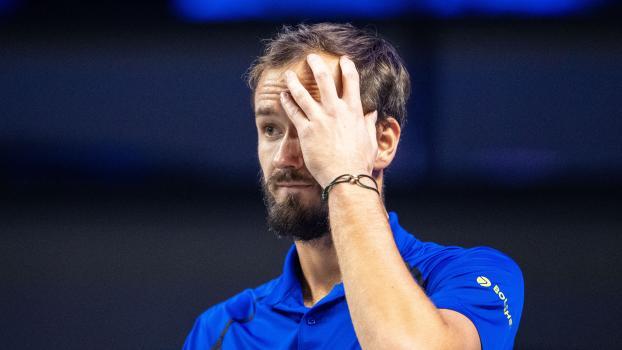 Tennis-Star Daniil Medvedev war besorgt. © APA / GEORG HOCHMUTH