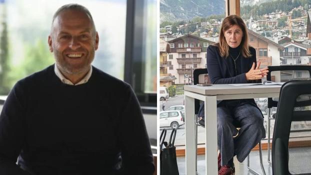 Thomas Rottensteiner und Federica Manzoni Pesenti treten gegeneinander an. © Social Media