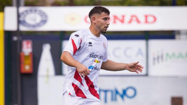Wartet auf seinen Einsatz: Federico Davi. © FC Südtirol