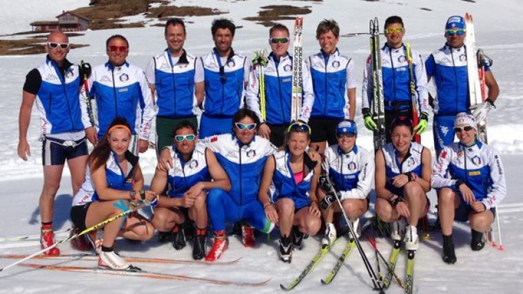 Die "Azzurri" beim Training im norwegischen Vik (Foto: FISI)