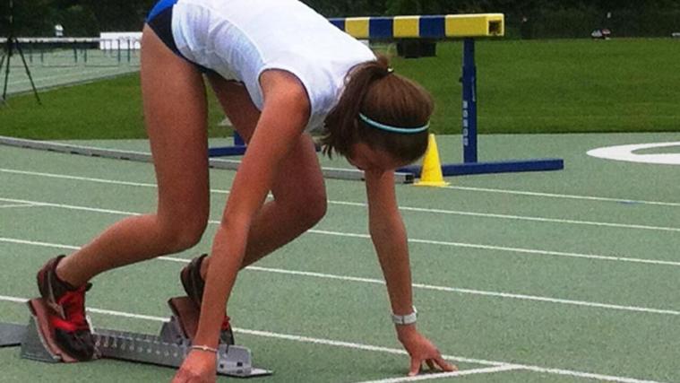 Valentina Cavalleri wurde im Hürdenrennen über 400 Meter Dritte